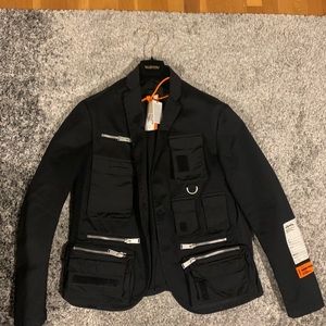 Heron Preston Nylon Blazer sz 46